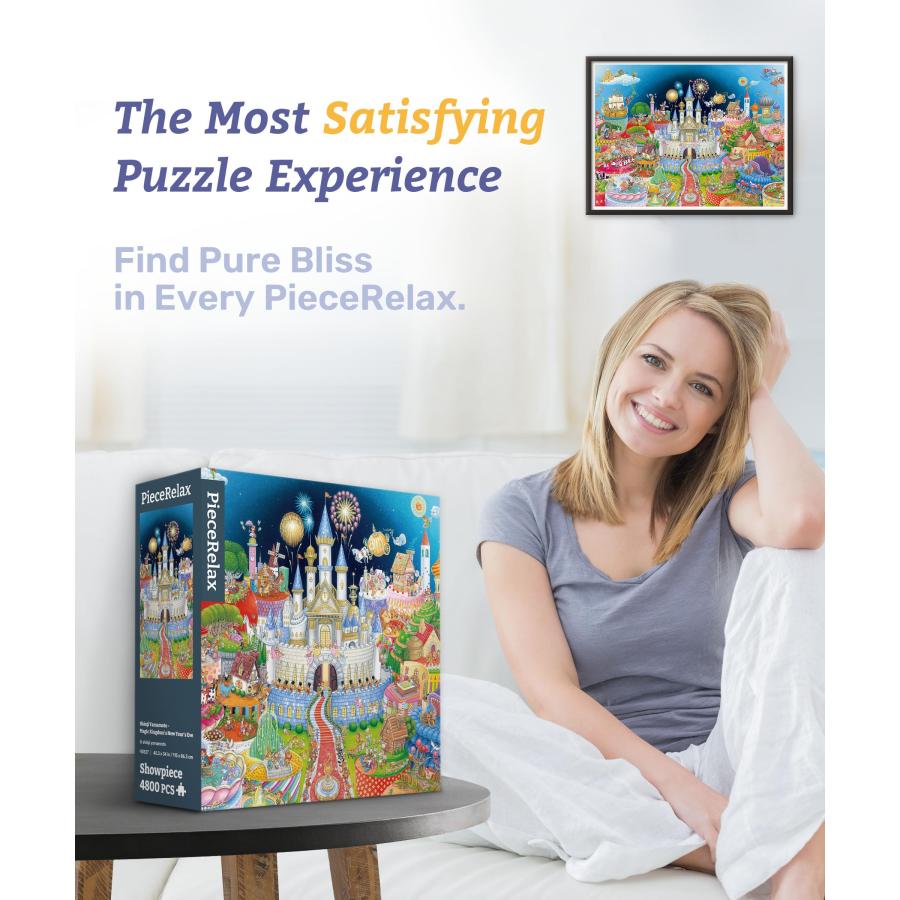 ビックリマン　ジグソーパズル　パズル ピースリラックス(PieceRelax) 4800ピース プラ製ジグソーパズル