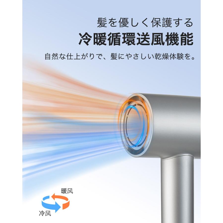 Raifun ライファン 高速ヘアドライヤーHC03大風量 低温速乾 ヘア
