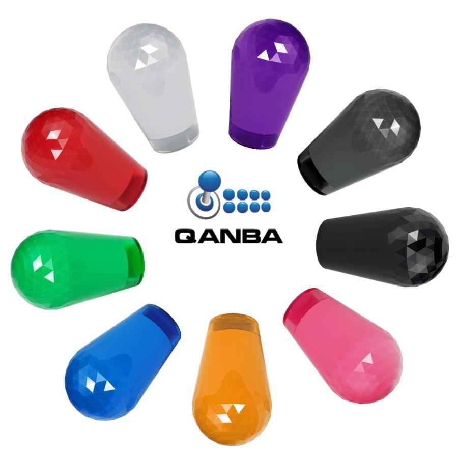 Qanba アケコン 楕円形 ナスレバー トップ ボール クァンバ アーケード ボタン ビデオゲーム カスタム トップボール DIYキット カッコイイ |  | 02