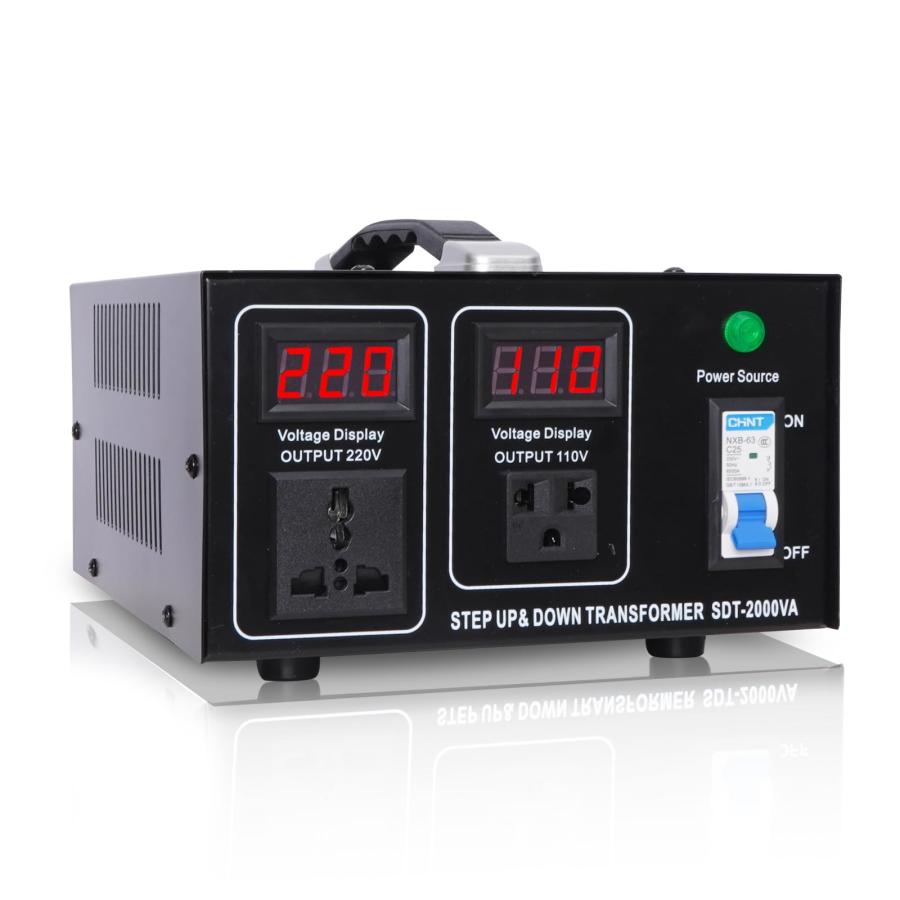 KLD 2000VA 変圧器 100V 220V アップトランス ダウントランス 100V