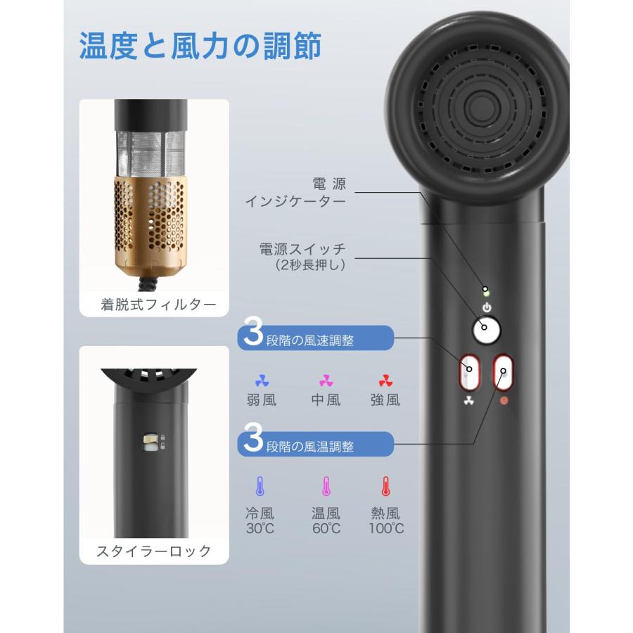 Feekaa くるくるドライヤー ドライヤー 大風量 速乾 3 IN 1 Feekaa くるくるドライヤー ドライヤー 大風量 速乾 3 IN 1