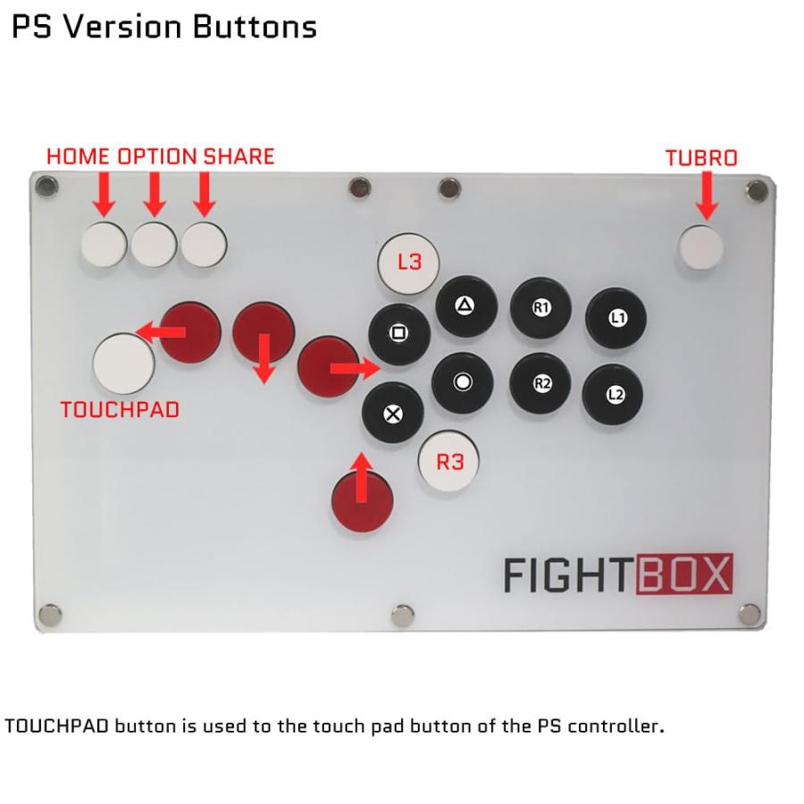 FightBox B10-PS5 PC/PS3/PS4/PS5対応オールボタンレバーレス FightBox B10-PS5 PC/PS3/PS4/PS5対応オールボタンレバーレス