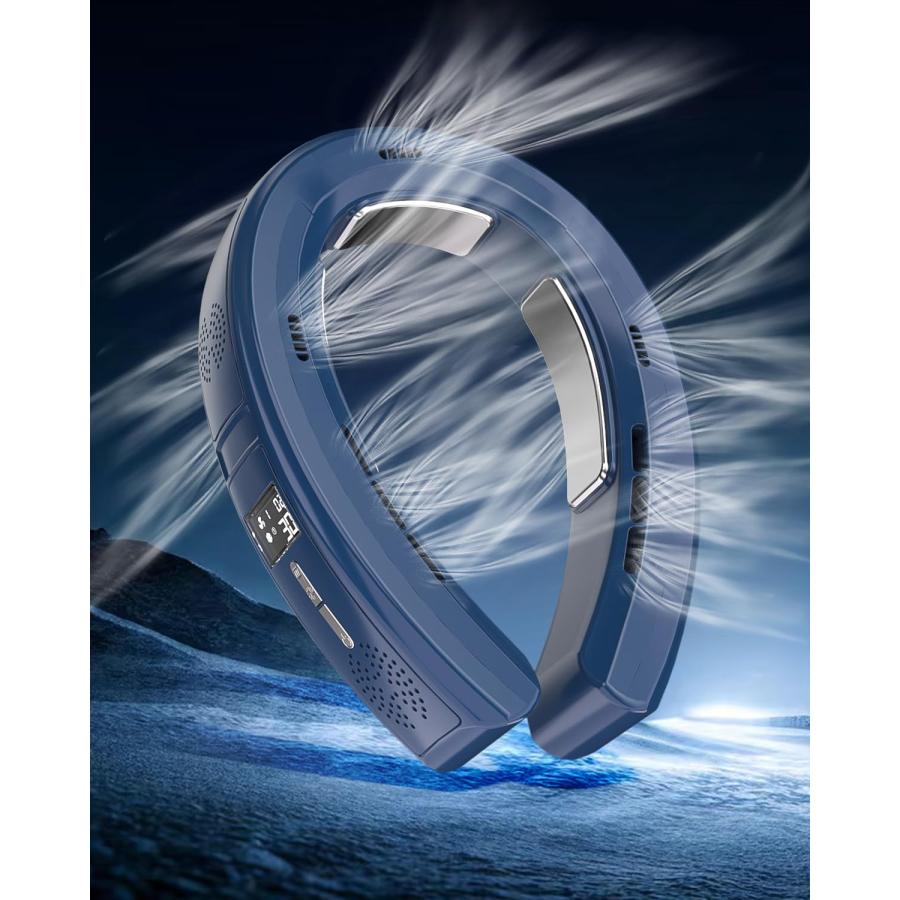 【美品】ネッククーラー　ネックヒーターCouius 冷却プレート Couius ネッククーラー 7000mAh 「3つ冷却プレート・5つタービン