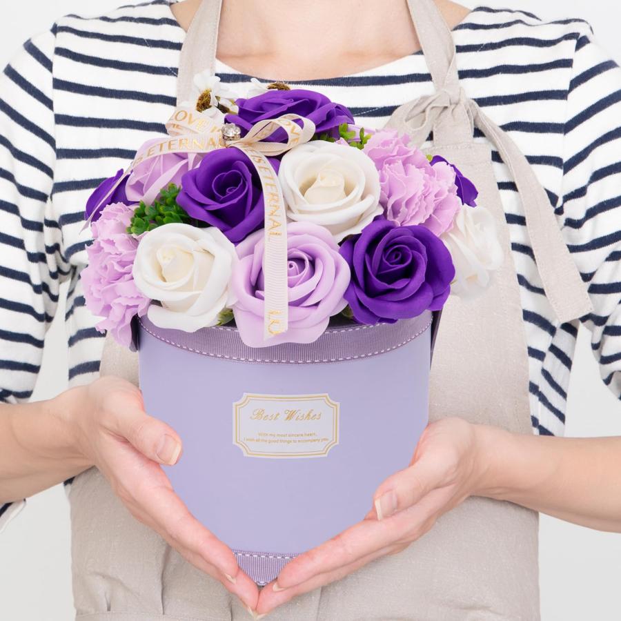 Akiraki ソープフラワー 花束 バラ 造花 枯れない花 そのまま