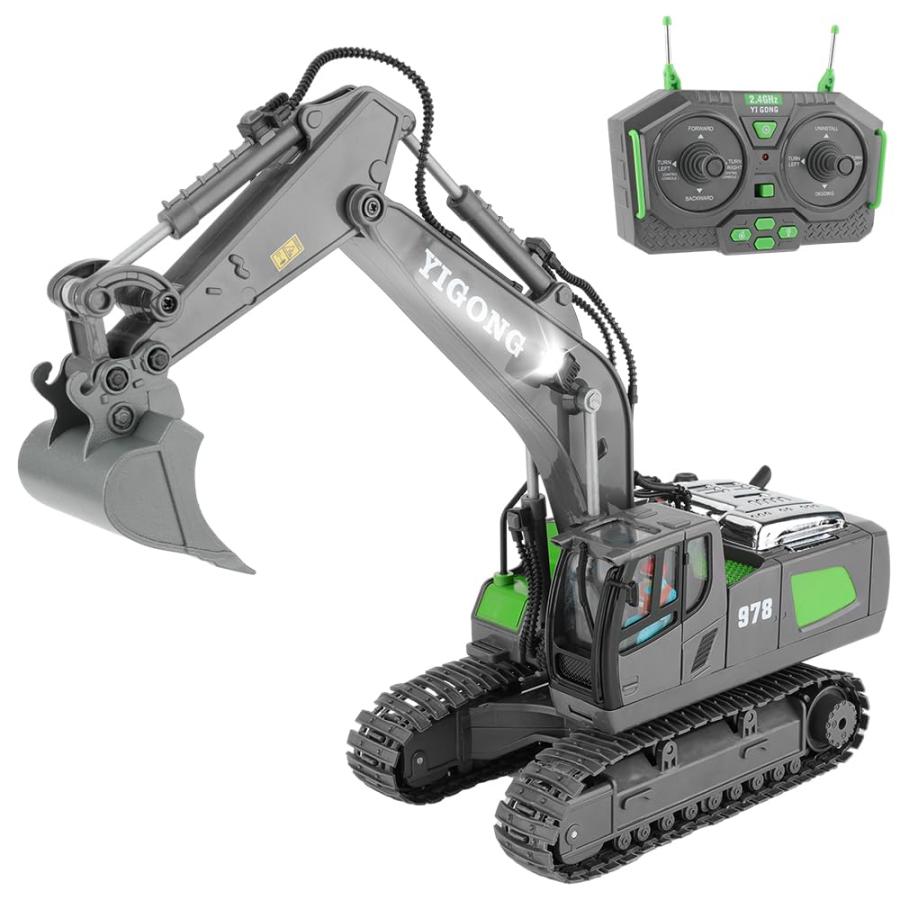 iKing ショベルカー ラジコン 掘削機 おもちゃ - ラジコンカー iKing ショベルカー ラジコン 掘削機 おもちゃ - ラジコンカー