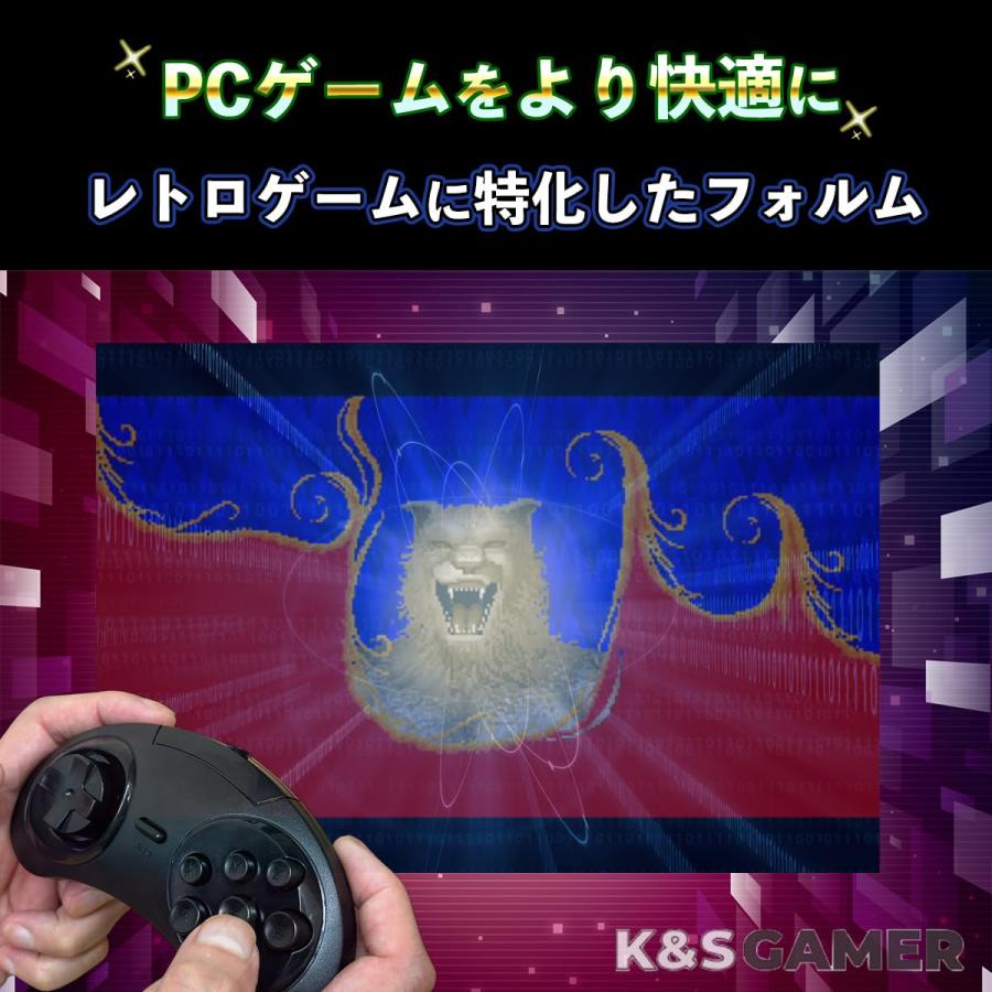 K&SGAMER セガ メガドライブ型 ゲームパッド USB コントローラー K&SGAMER セガ メガドライブ型 ゲームパッド USB コントローラー