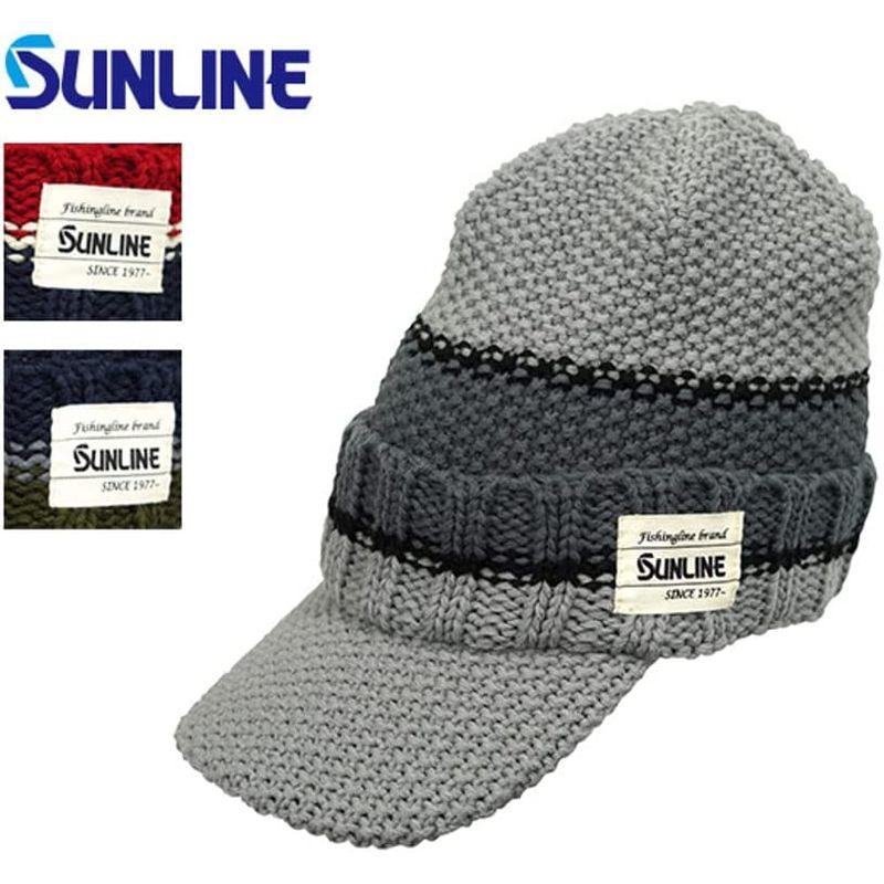 サンライン(SUNLINE) ツバ付きニットキャップ CP-5157 カーキ Free Size｜good-life-ser｜02