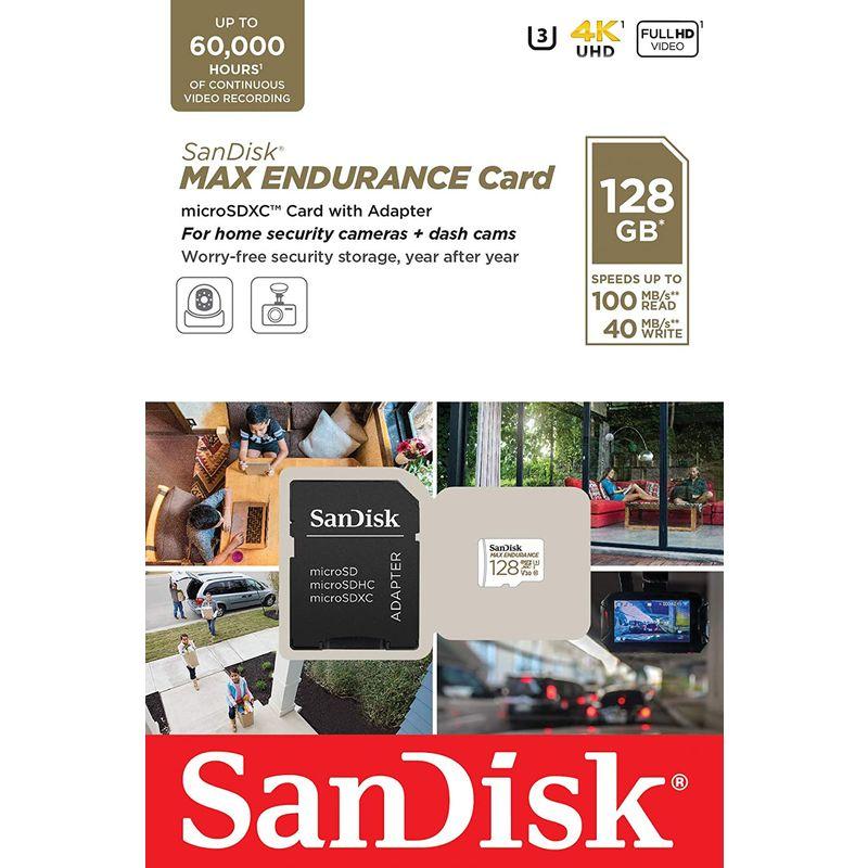 SanDisk 128GB MAX Endurance microSDXC Card with Adapter for Home Secur｜good-life-ser｜07