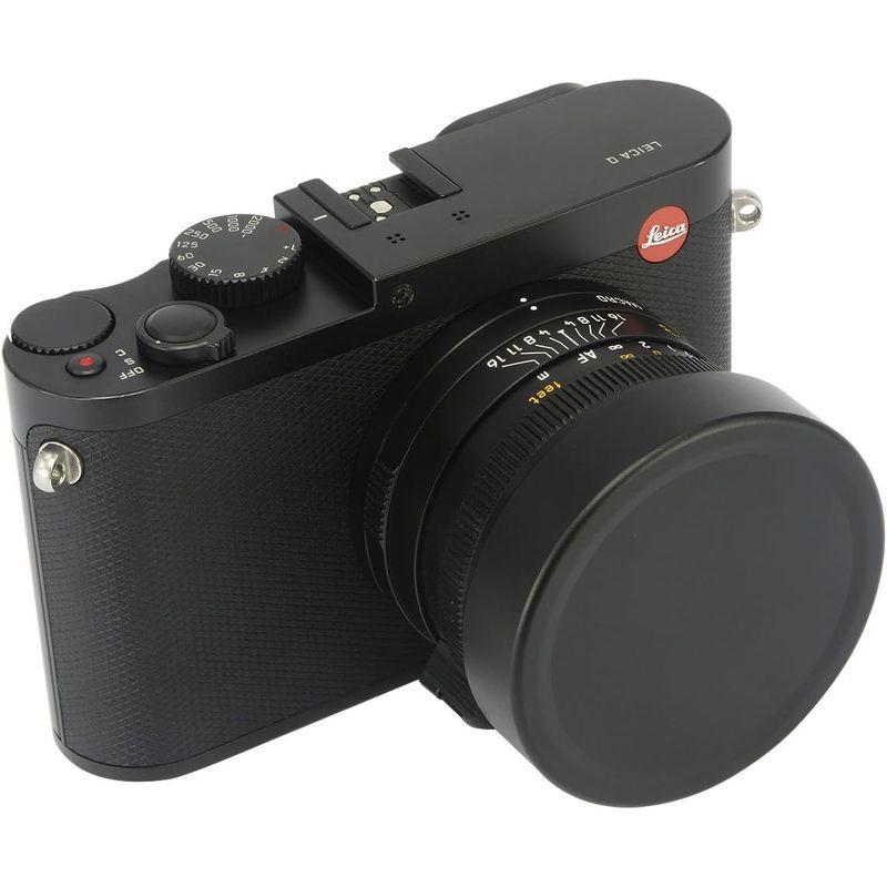 Haoge メタルフロントレンズキャップカバー for ライカ Leica Q Q2 Q-P QP Typ 116 Typ116カメラ用 ブ｜good-life-ser｜02