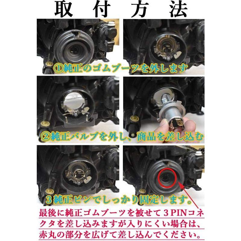 LMMC LEDヘッドライト H4 HiLo 車検対応 ホワイト or 電球色 JuwelMetal LH-500c LH-445C (電球｜good-life-ser｜07