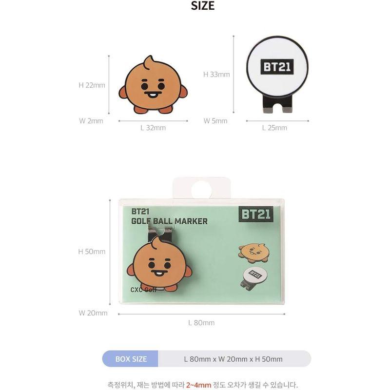 BT21 BABY Line 73000-996-004 ボールマーカー SHOOKY 73000-996-004｜good-life-ser｜07