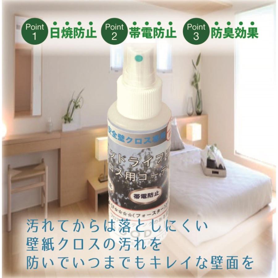 プロ仕様 壁クロス用コーティング剤 100ml 変色 ヤニ汚れ 静電気を防止 Glc 0 グッドライフストア 通販 Yahoo ショッピング