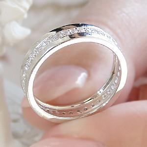 pt900 0.5ct ダイヤモンド フルエタニティリング送料無料 品質