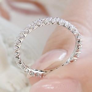 pt9000.5ct ダイヤモンド フルエタニティリング送料無料 刻印