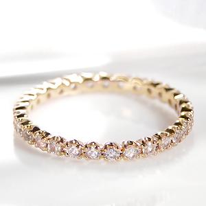 K18 WG YG ゴールド 指輪 リング フルエタ フルエタニティ エタニティ