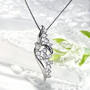 ダイヤモンド ネックレス ペンダント 1カラット プラチナ 1.0ct 豪華 