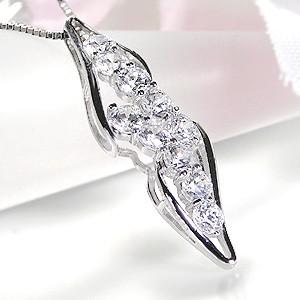 pt900 プラチナ ダイヤモンド ダイヤ ネックレス ペンダント 1.0ct 1カラット 10石 10粒 テンダイヤモンド GUPD1220の画像