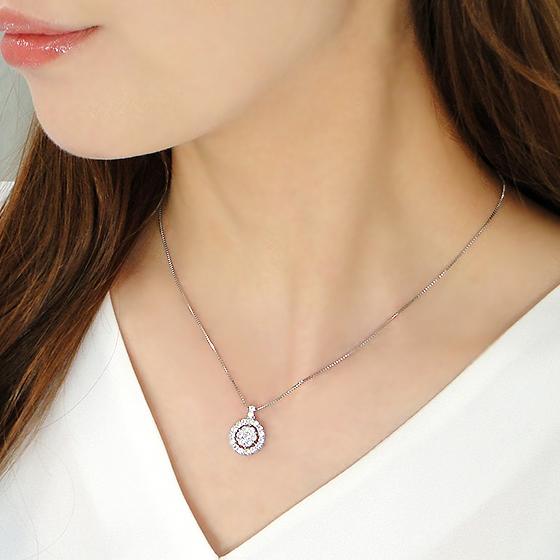 pt900 プラチナ ダイヤモンド 1カラット 1ct 送料無料 ダイヤ ペンダント ネックレス ダイヤ Hカラー SI SIクラス 豪華 人気 上品 プレゼント GUPD1225の画像