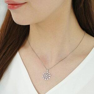 pt900 1ct フラワー ダイヤモンド ネックレス ダイヤ ペンダント プラチナ pt 花 お花 人気 可愛い 1カラット ダイア 送料無料 ギフト プレゼント GUPD1283の画像