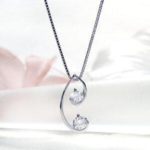 プラチナ pt900 0.5ct ダイヤモンド ネックレス 0.5カラット 縦長 ダイヤ ペンダント PT 贈り物 記念 人気 可愛い ギフト ダイア 7way 送料無料 GUPD1314の画像