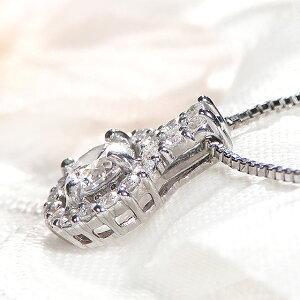 Pt900 0.5ct ダイヤモンド ペンダント ネックレス プラチナ ジュエリー 0.5ct 0.5カラット ギフト プレゼント ダイア Hカラー SI 贈り物 記念 ダイア GUPD1323の画像