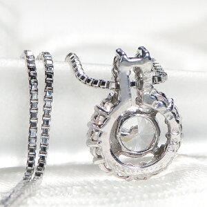 Pt900 0.5ct ダイヤモンド ペンダント ネックレス プラチナ ジュエリー 0.5ct 0.5カラット ギフト プレゼント ダイア Hカラー SI 贈り物 記念 ダイア GUPD1323の画像