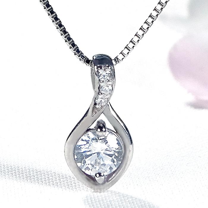 pt900 0.53ct プラチナ ダイヤモンド ペンダント 送料無料 Pt プラチナ 0.5カラット ダイア 人気 上品 ４月 誕生石 クリスマス プレゼント 一粒 １粒 GUPD1328の画像