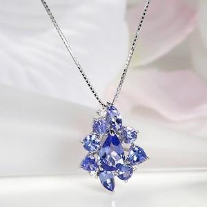 K18 WG ゴールド ダイヤモンド ダイヤ カラーストーン ネックレス