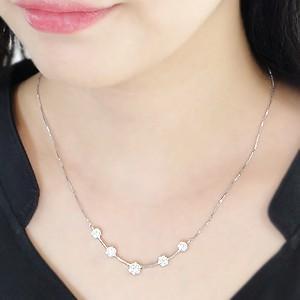 pt900 プラチナ ダイヤモンド ダイヤ ネックレス ペンダント 1.0ct 1カラット ステーションネックレス GUPD1393