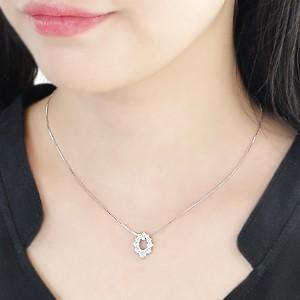 pt900 プラチナ ダイヤモンド ダイヤ ネックレス ペンダント 1.0ct 1