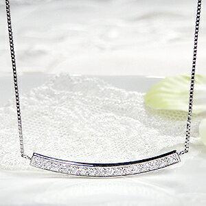 Pt900 0.32ct ダイヤモンド ライン ネックレス ペンダント プラチナ ダイヤ ライン 0.3カラット 0.3ct ダイア ４月 誕生石 ギフト プレゼント GUPD1511Aの画像