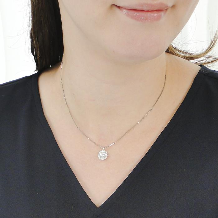 pt900 1.06ct ダイヤモンド ネックレス 送料無料 レディース プラチナ 