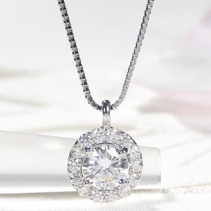 pt900 1.06ct ダイヤモンド ネックレス 送料無料 レディース プラチナ 