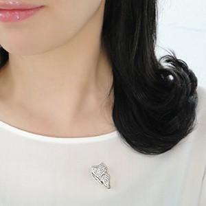 pt900 プラチナ ダイヤモンド ダイヤ ブローチ バタフライ 蝶 1.2ct パヴェ ちょうちょ GUPD399BLの画像