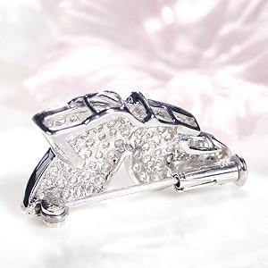 PT900 ダイヤモンド ブローチ pt900 プラチナ ダイヤモンド ダイヤ ブローチ バタフライ 蝶