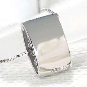 pt900 0.3ct リバーシブル プラチナ ダイヤモンド ネックレスの画像