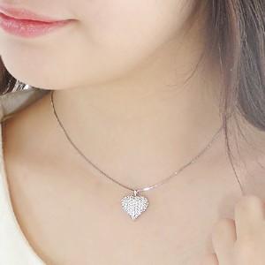 pt900 プラチナ ダイヤモンド ダイヤ ネックレス ペンダント ハート 1カラット 1ct パヴェ 人気 アミュレット GUPD595の画像