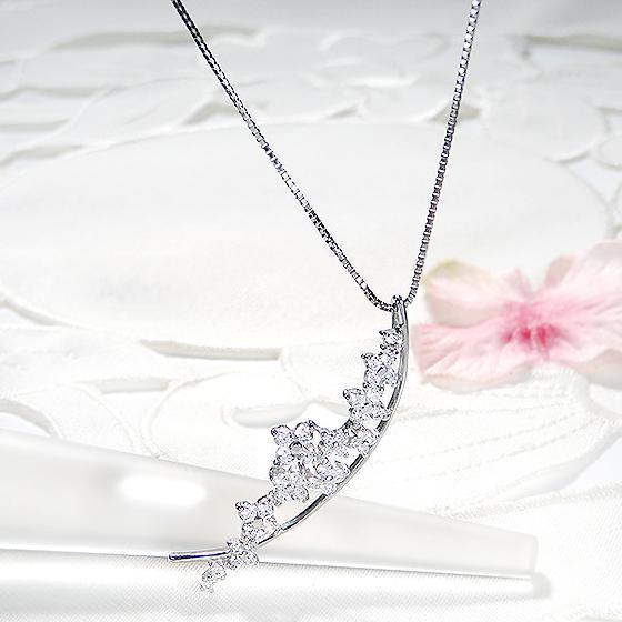 pt900 1.0ct プラチナ ダイヤモンド ペンダント ジュエリー ダイヤ
