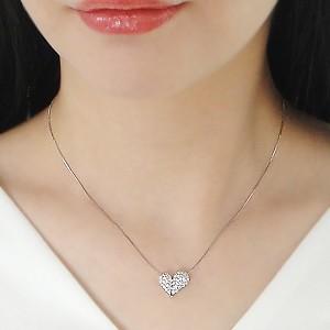 K18WG0.5ct ２WAY ダイヤモンド ネックレスの画像