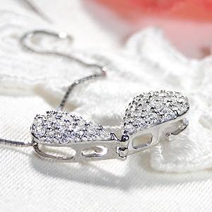 K18WG0.5ct ２WAY ダイヤモンド ネックレスの画像