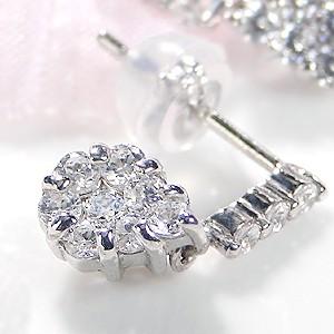 K18 WG ゴールド ダイヤモンド ダイヤ ピアス 0.5ct 18k 18金 4