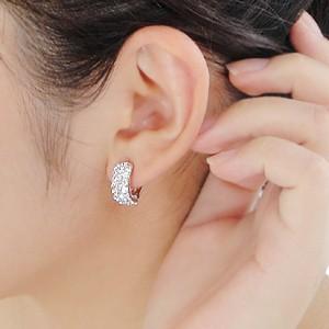 pt900 プラチナ ダイヤモンド ダイヤ ピアス パヴェ 2.0ct 2カラット  