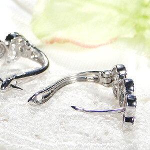 Pt900 0.5ct ハート ダイヤモンド ピアス ダイア プラチナ ダイアモンド ミル打ち heart PT900 可愛い パヴェ pave 0.5カラット ギフト プレゼント GUPE350の画像