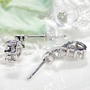 Pt9000.5ct ダイヤモンド ピアス : グッドラックジュエリー - 通販