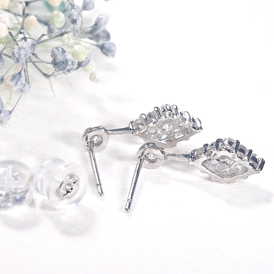 Pt900 0.5ct SIクラス ダイヤモンド ピアス 送料無料 ダイヤ 