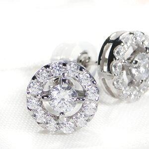 Pt900　ダイヤモンド　ピアス　トータル1.00ct 楽天市場】Pt900【1.00ct】ダイヤモンド スタッド ピアスダイヤ