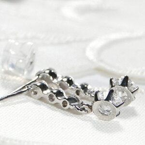Pt900 1.00ct ダイヤモンド スタッド ピアス ダイヤ 1カラット