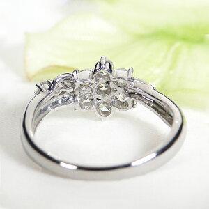 pt900 0.50ct ダイヤモンド リング Hカラー SIクラス ダイヤ プラチナ フラワー 花 指輪 ダイア レディース ギフト プレゼント 送料無料 PT GUR1000の画像