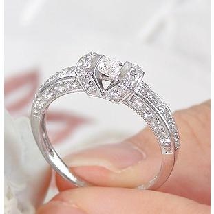 pt900 プラチナ 指輪 リング 0.50ct 一粒 ダイヤモンド ダイヤ GUR1008の画像