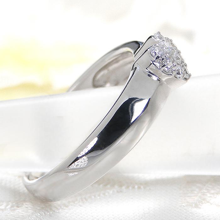 ☆サイズ12号☆プラチナPt900/ダイヤモンドリング☆0.15ct☆